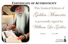 Load image into Gallery viewer, Golden Memories - Hardcover Signed Limited Edition Coffee Table Book - PRE-ORDERS ARE NOW OPEN!